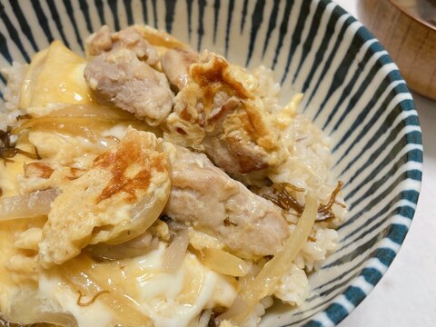 新玉ねぎdeふわトロ親子丼♡